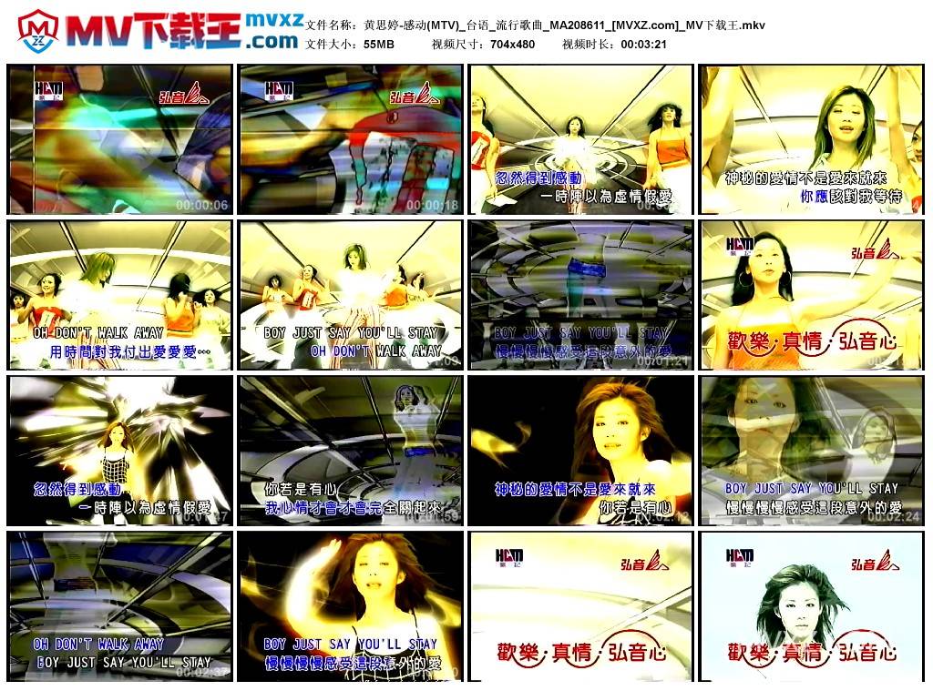 黄思婷-感动(MTV)_台语_流行歌曲_MA208611